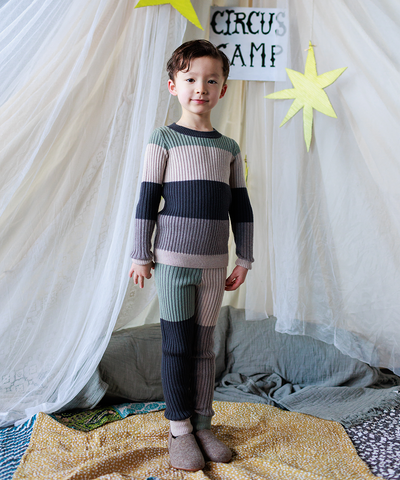 【MABLI】TRAPEZE SKINNY LEGS ALPINE レギンス 12ｍ,18ｍ,2y,4y（Sub Image-3） | Coucoubebe/ククベベ
