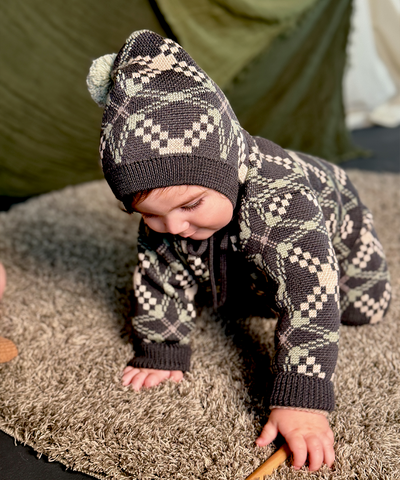 【MABLI】SÊR CARDIGAN ALPINE WOLF カーディガン 18ｍ,2y,4y（Sub Image-4） | Coucoubebe/ククベベ