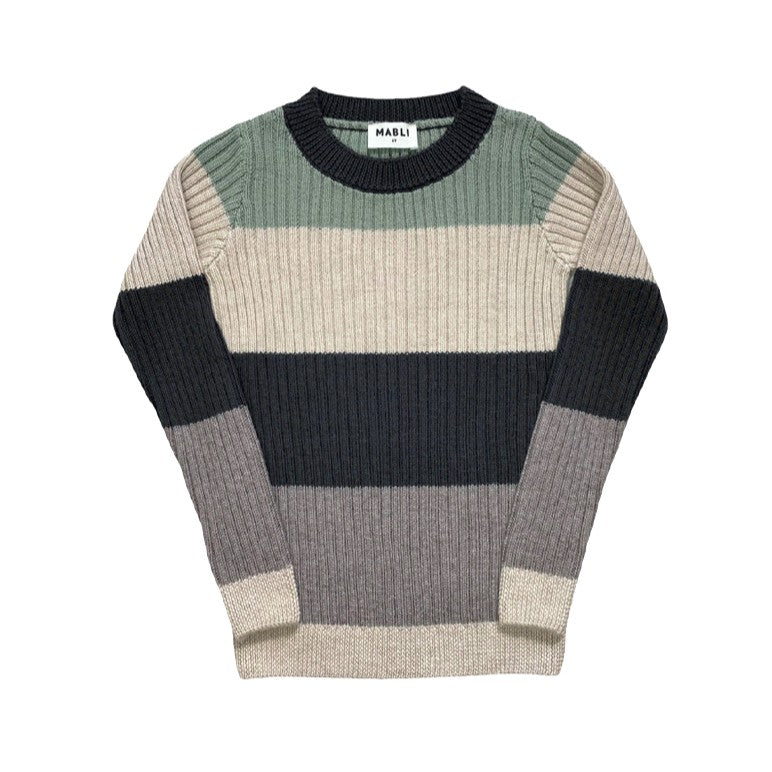 【MABLI】TRAPEZE SKINNY RIB ALPINE ニット 18ｍ,2y,4y  | Coucoubebe/ククベベ