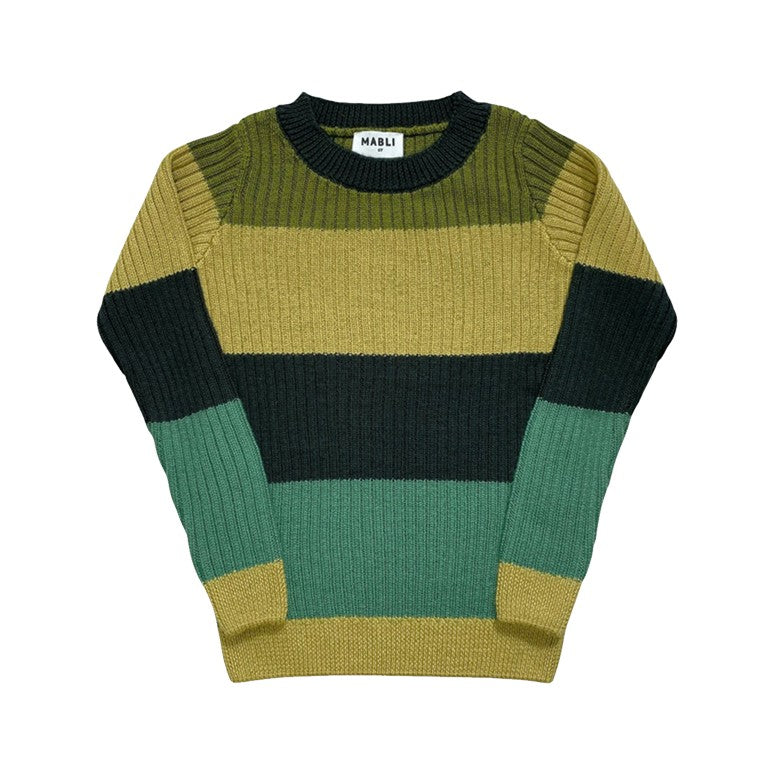 【MABLI】TRAPEZE SKINNY RIB SCOUT ニット 18ｍ,2y,4y  | Coucoubebe/ククベベ