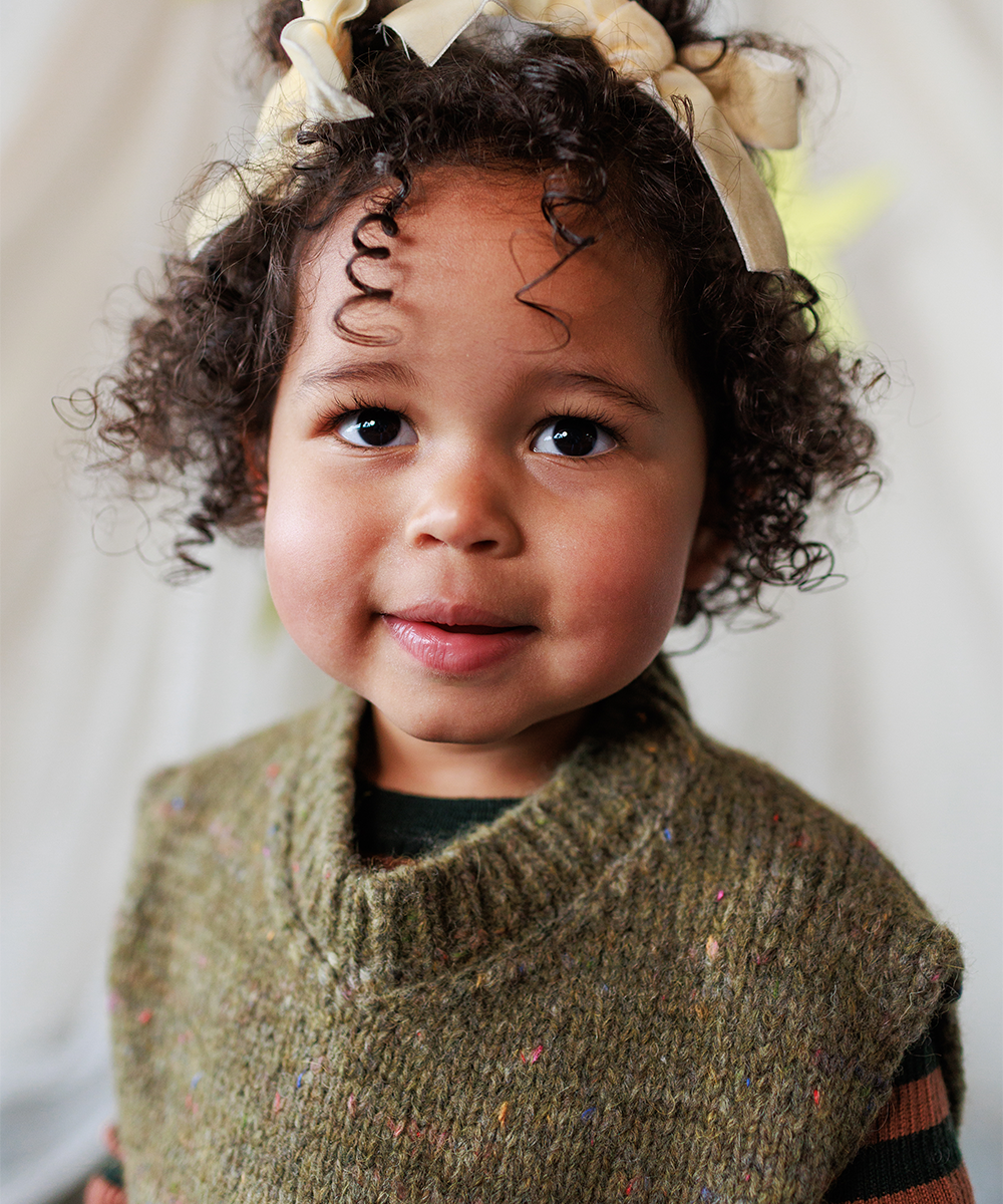 【MABLI】MOYA VEST NETTLE ベスト S  | Coucoubebe/ククベベ