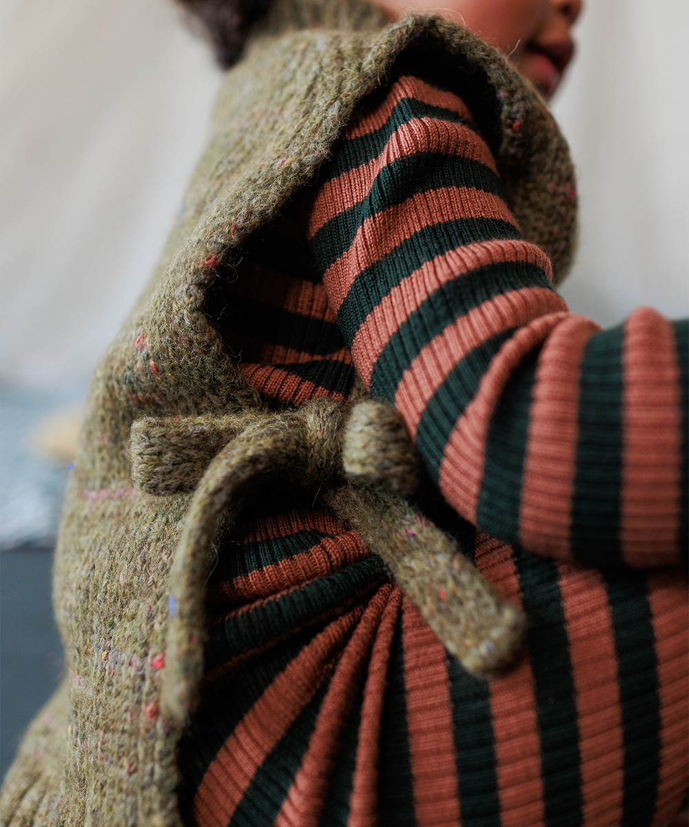 【MABLI】MOYA VEST NETTLE ベスト S  | Coucoubebe/ククベベ