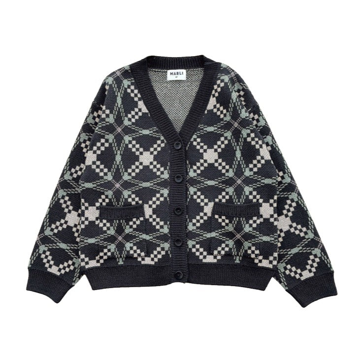 【MABLI】SÊR CARDIGAN ALPINE WOLF カーディガン 18ｍ,2y,4y  | Coucoubebe/ククベベ