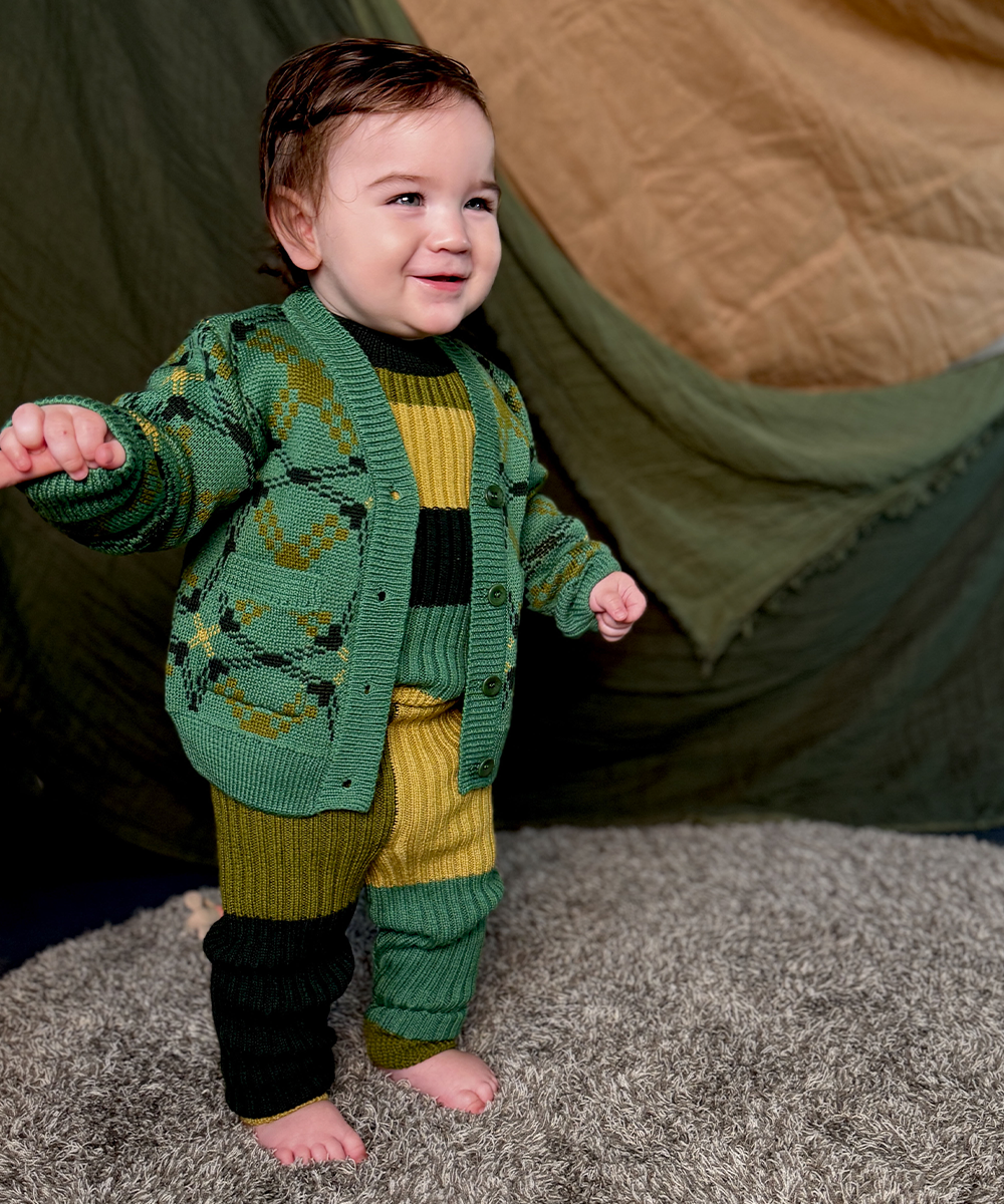 【MABLI】SÊR CARDIGAN FOREST FESTIVAL カーディガン 18ｍ,2y,4y  | Coucoubebe/ククベベ