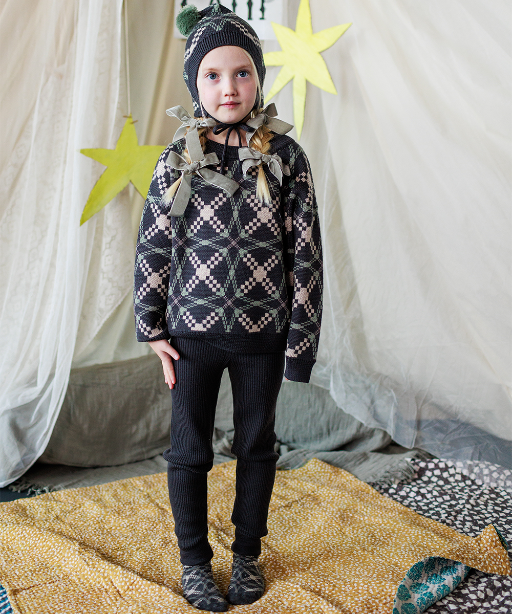 【MABLI】SÊR BONNET ALPINE WOLF 帽子 S,M,L  | Coucoubebe/ククベベ