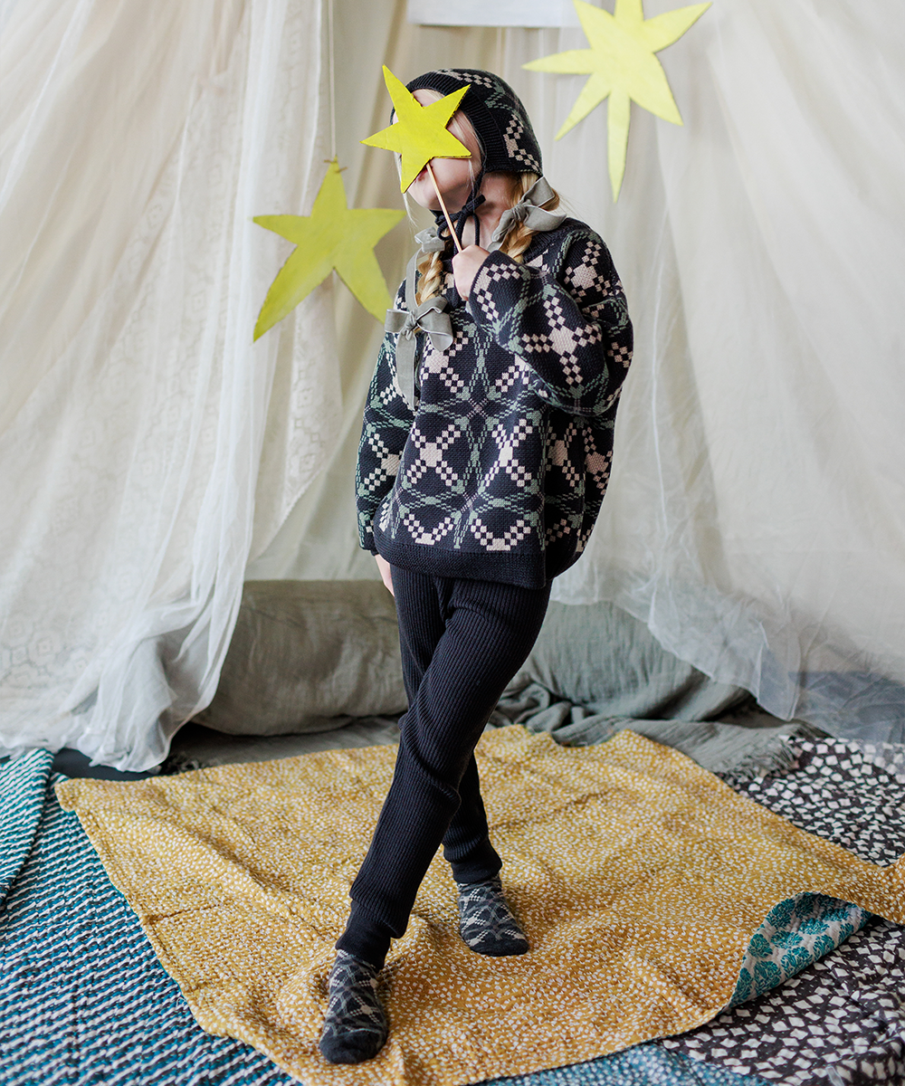 【MABLI】SÊR BONNET ALPINE WOLF 帽子 S,M,L  | Coucoubebe/ククベベ