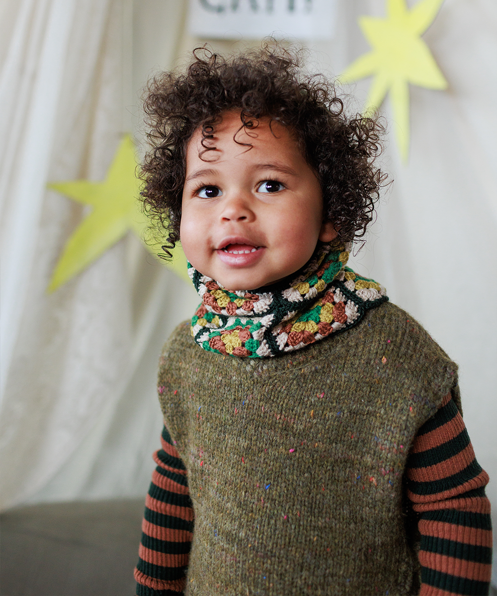 【MABLI】MOYA VEST NETTLE ベスト S  | Coucoubebe/ククベベ