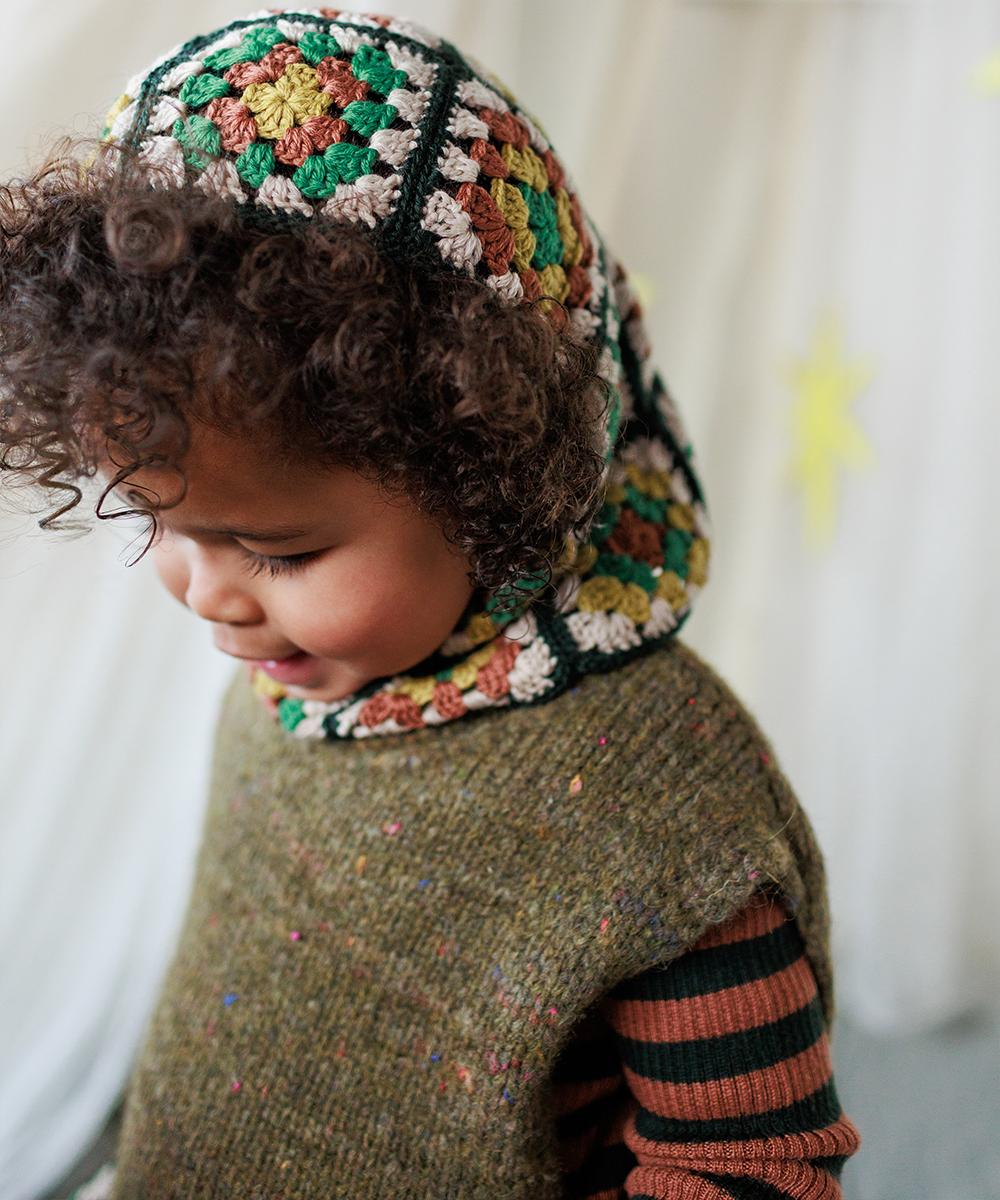 【MABLI】MOYA VEST NETTLE ベスト S  | Coucoubebe/ククベベ