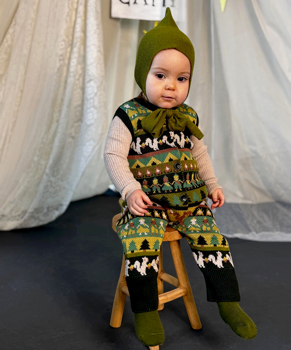 【MABLI】SCOUT CAMP ROMPER MULTI ロンパース 12ｍ,18ｍ,2y  | Coucoubebe/ククベベ