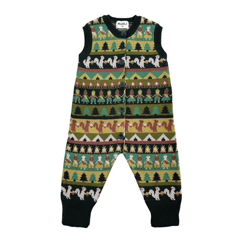 【MABLI】SCOUT CAMP ROMPER MULTI ロンパース 12ｍ,18ｍ,2y  | Coucoubebe/ククベベ