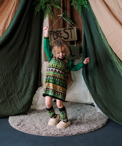 【MABLI】SCOUT CAMP LEG WARMERS MULTI レッグウォーマー S（Sub Image-9） | Coucoubebe/ククベベ