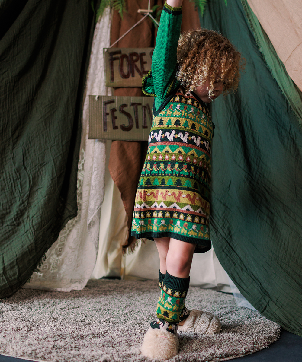 【MABLI】SCOUT CAMP LEG WARMERS MULTI レッグウォーマー S  | Coucoubebe/ククベベ