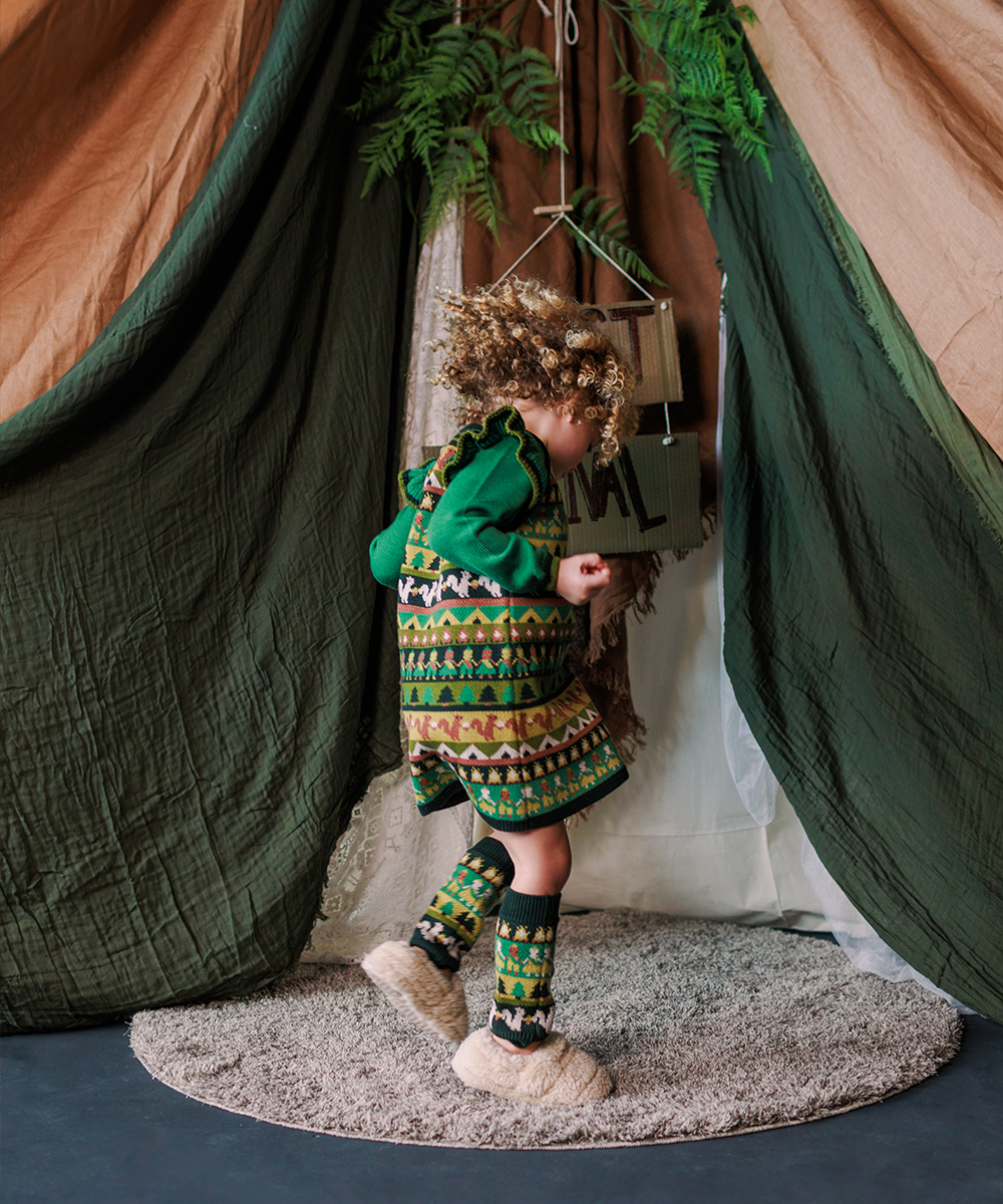【MABLI】SCOUT CAMP LEG WARMERS MULTI レッグウォーマー S  | Coucoubebe/ククベベ