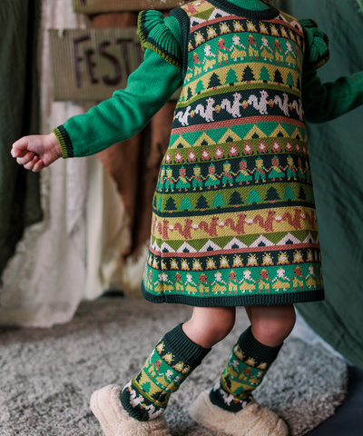 【MABLI】SCOUT CAMP LEG WARMERS MULTI レッグウォーマー S（Sub Image-2） | Coucoubebe/ククベベ