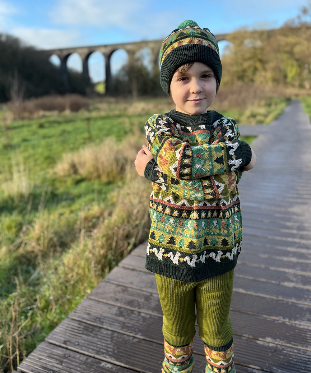 【MABLI】SCOUT CAMP PULLOVER MULTI ニット 18ｍ,2y,4y  | Coucoubebe/ククベベ