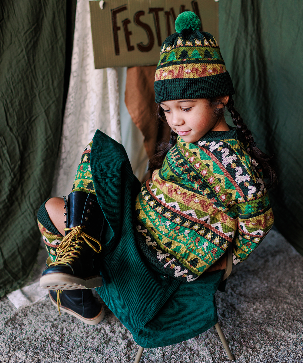 【MABLI】SCOUT CAMP BEANIE MULTI 帽子 S,M  | Coucoubebe/ククベベ