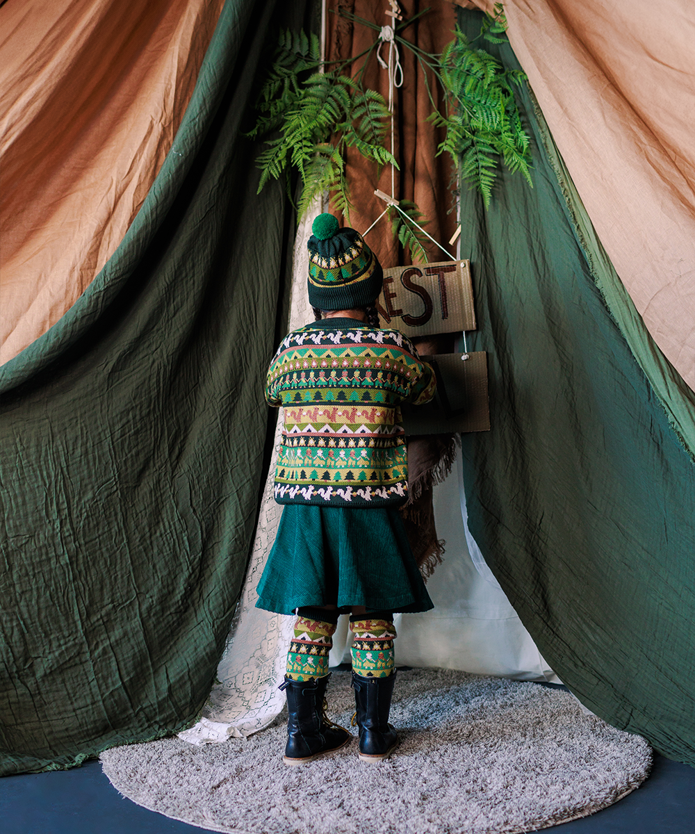【MABLI】SCOUT CAMP PULLOVER MULTI ニット 18ｍ,2y,4y  | Coucoubebe/ククベベ