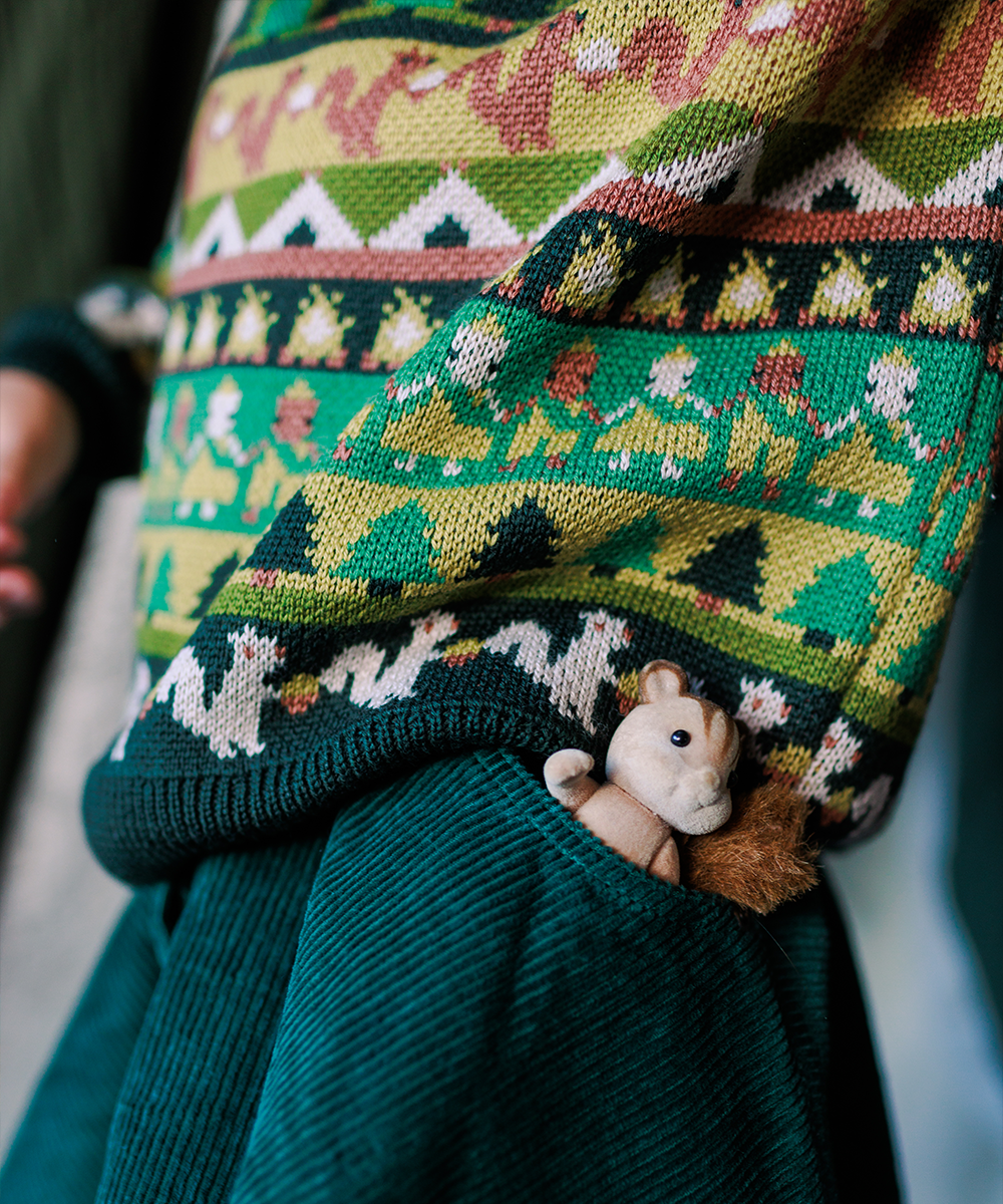 【MABLI】SCOUT CAMP PULLOVER MULTI ニット 18ｍ,2y,4y  | Coucoubebe/ククベベ