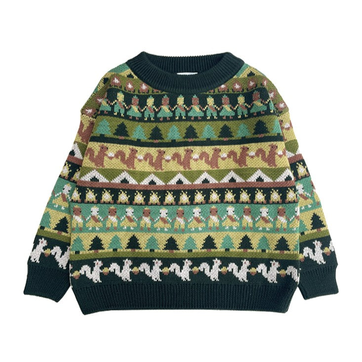 【MABLI】SCOUT CAMP PULLOVER MULTI ニット 18ｍ,2y,4y  | Coucoubebe/ククベベ
