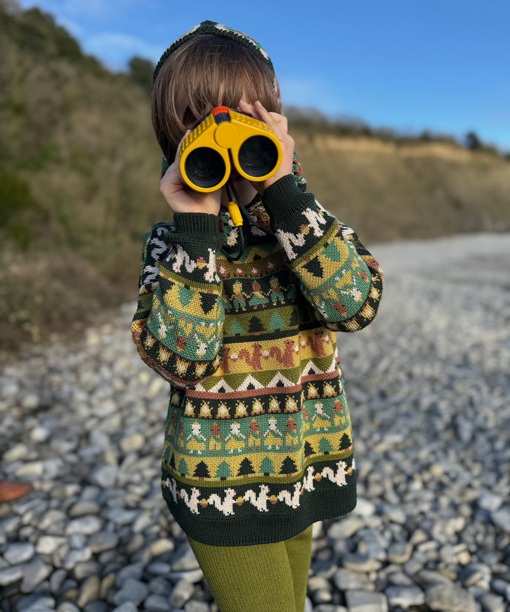 【MABLI】SCOUT CAMP PULLOVER MULTI ニット 18ｍ,2y,4y  | Coucoubebe/ククベベ