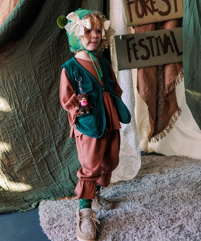 【MABLI】SÊR LONG SOCKS FOREST FESTIVAL 靴下 XS,S,M（Sub Image-2） | Coucoubebe/ククベベ