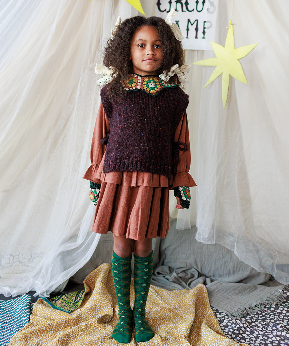 【MABLI】MOYA VEST FIG ベスト S  | Coucoubebe/ククベベ