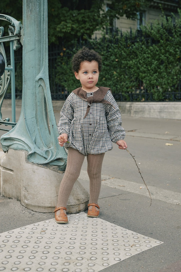 maisonmarelle RomperCAMBON brownロンパース24M maisonmarelle RomperCAMBON brownロンパース24M - メルカリ