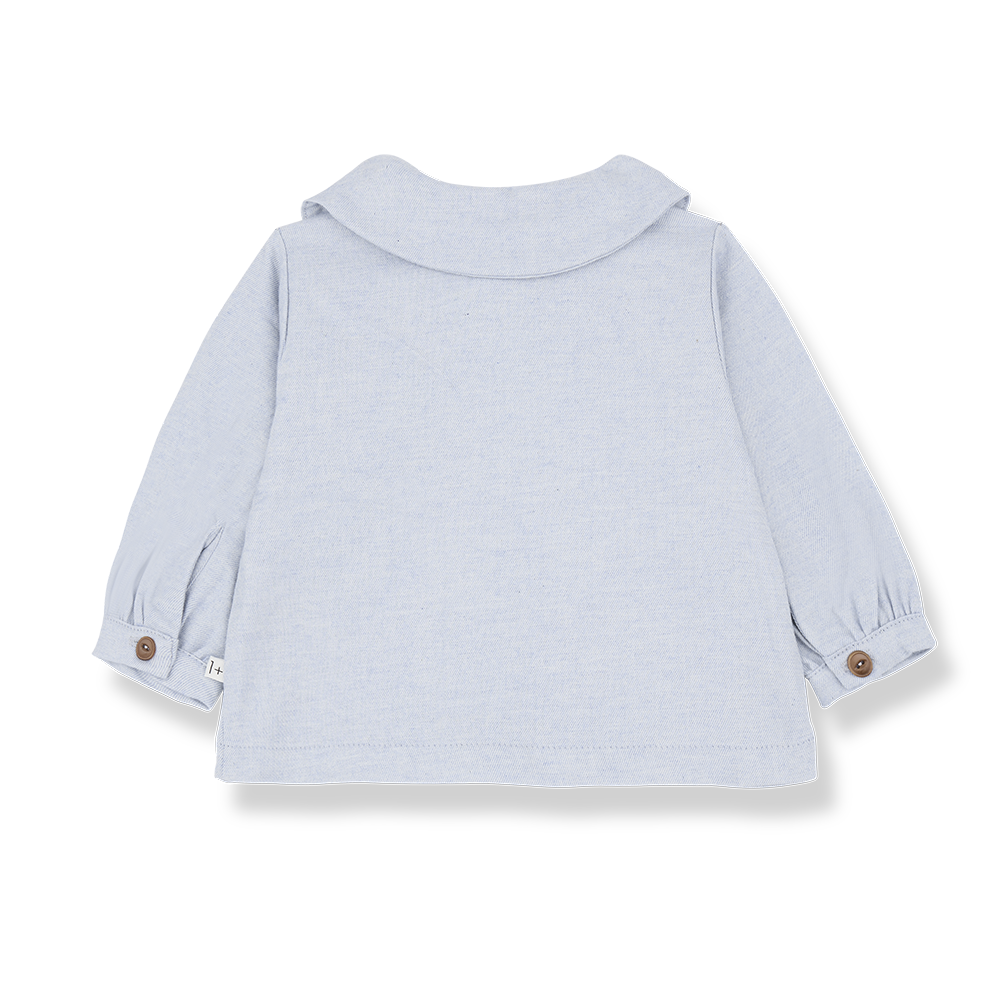 【1＋in the family】NADIA blouse blue ブラウス 18m,24m,36m  | Coucoubebe/ククベベ