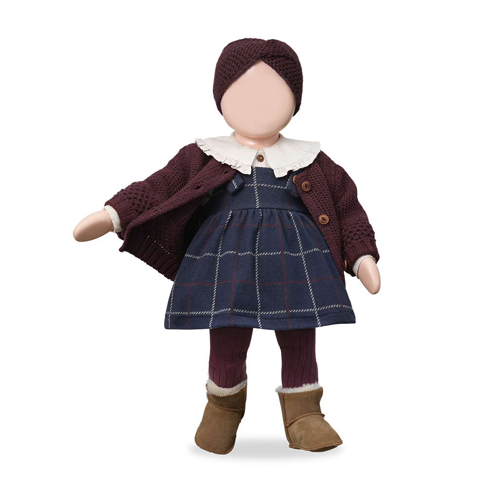 【1＋in the family】NINA overall skirt dark-blue スカート 12m,18m,24m,36m  | Coucoubebe/ククベベ