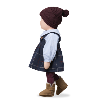 【1＋in the family】NINA overall skirt dark-blue スカート 12m,18m,24m,36m（Sub Image-4） | Coucoubebe/ククベベ