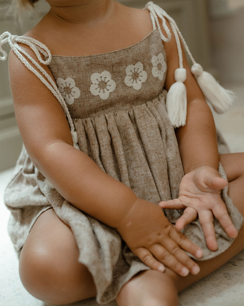 【son and daughter】Oilio Embroidery Sets セットアップ 6-12m,1-2y,3-4y  | Coucoubebe/ククベベ