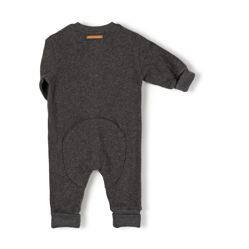 【nixnut】Snap Onesie Antracite ロンパース 56,62,68  | Coucoubebe/ククベベ