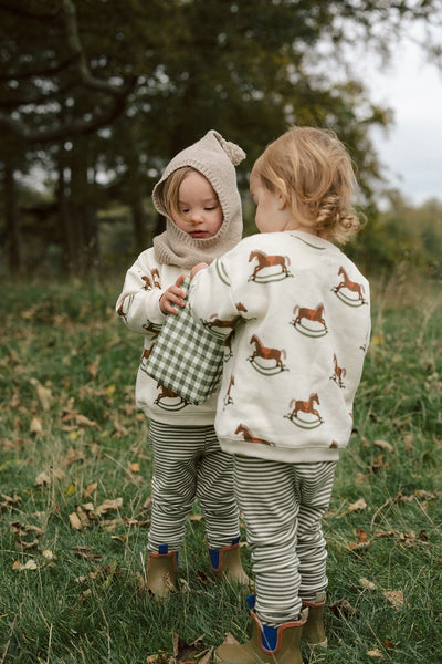 【organic zoo】Rocking Horse Sweatshirt スウェット 6-12M,1-2Y,2-3Y,3-4Y,4-5Y（Sub Image-6） | Coucoubebe/ククベベ