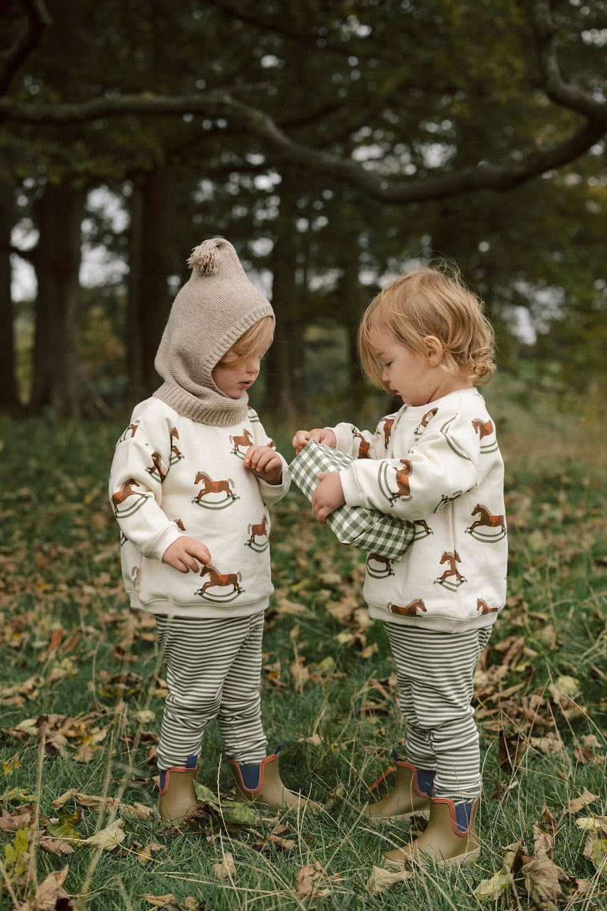 【organic zoo】Rocking Horse Sweatshirt スウェット 6-12M,1-2Y,2-3Y,3-4Y,4-5Y  | Coucoubebe/ククベベ