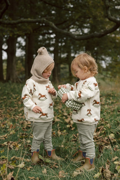 【organic zoo】Rocking Horse Sweatshirt スウェット 6-12M,1-2Y,2-3Y,3-4Y,4-5Y（Sub Image-7） | Coucoubebe/ククベベ