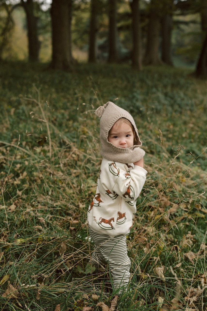 【organic zoo】Rocking Horse Sweatshirt スウェット 6-12M,1-2Y,2-3Y,3-4Y,4-5Y  | Coucoubebe/ククベベ