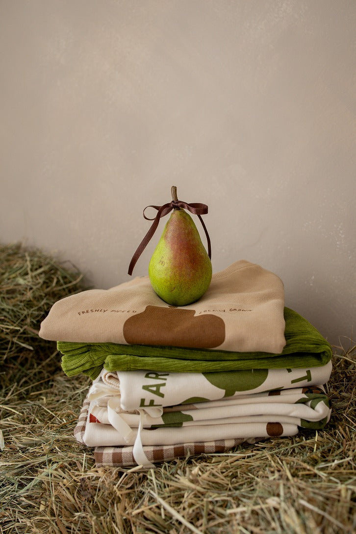 organic zoo】【30%OFF】Pear Slogan Sweatshirt スウェット 6