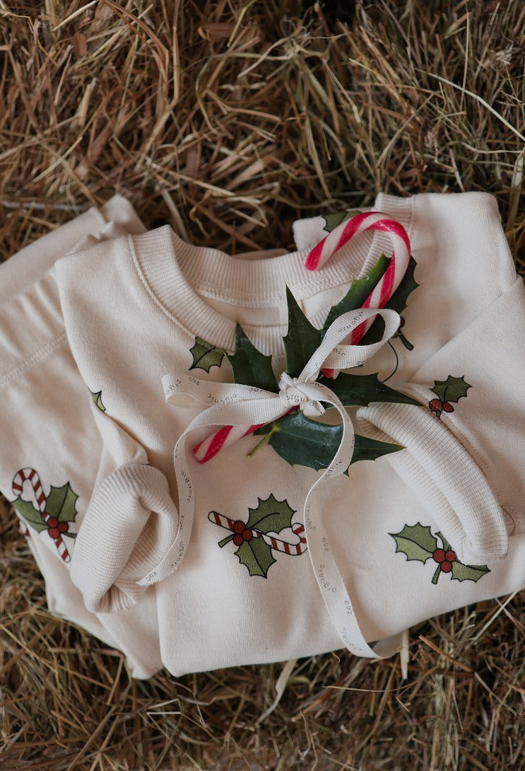 【organic zoo】Christmas Holly Pyjamas パジャマ 1-2Y,2-3Y,3-4Y,4-5Y  | Coucoubebe/ククベベ