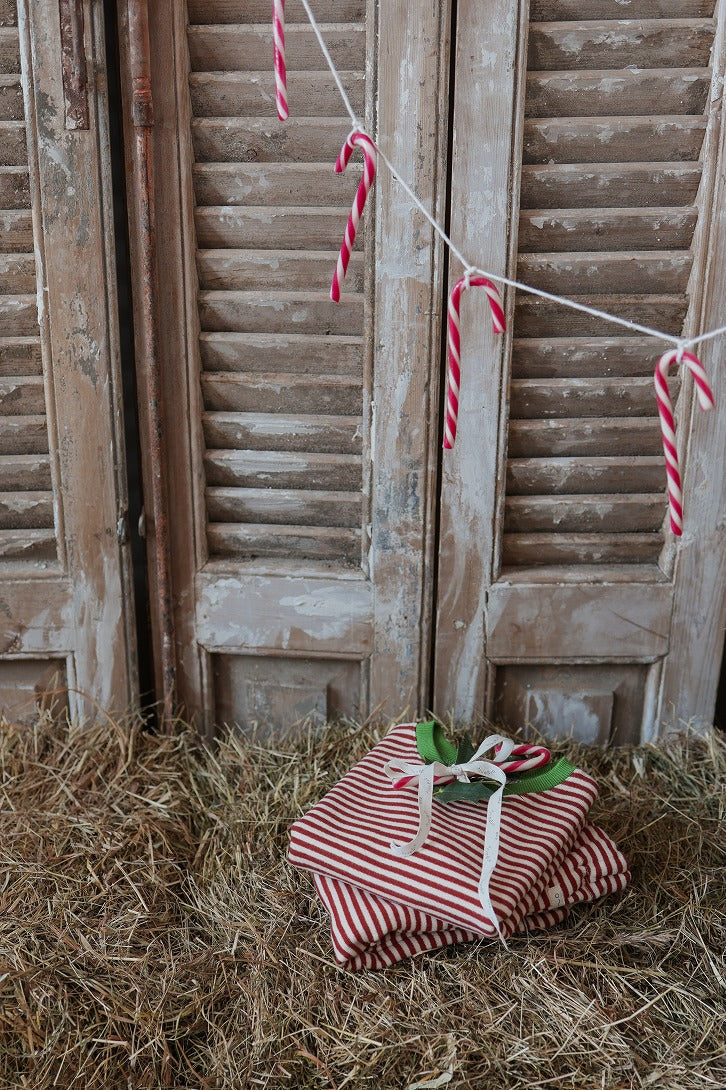 【organic zoo】Christmas Stripes Sweatshirt スウェット 6-12M,1-2Y,2-3Y,3-4Y  | Coucoubebe/ククベベ