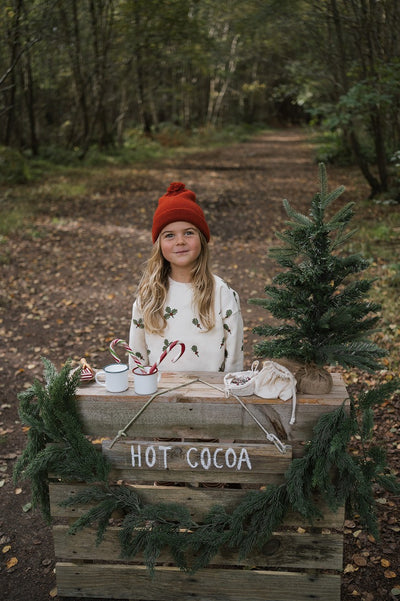 【organic zoo】Christmas Holly Sweatshirt スウェット 6-12M,1-2Y,2-3Y,3-4Y,4-5Y（Sub Image-5） | Coucoubebe/ククベベ