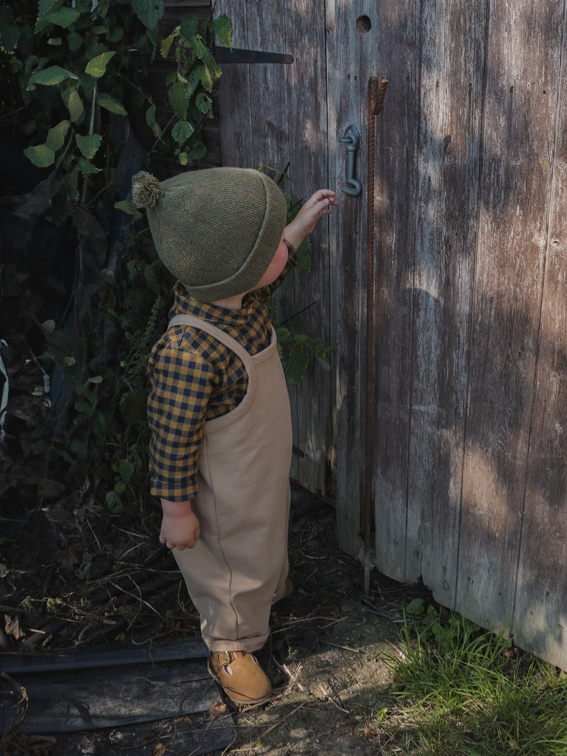 【organic zoo】Blueberry Gingham Shirt シャツ 6-12M,1-2Y,2-3Y,3-4Y,4-5Y  | Coucoubebe/ククベベ