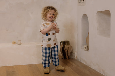 【organic zoo】Pottery Blue Gingham Fisherman Pants パンツ 6-12M,1-2Y,2-3Y,3-4Y,4-5Y（Sub Image-10） | Coucoubebe/ククベベ