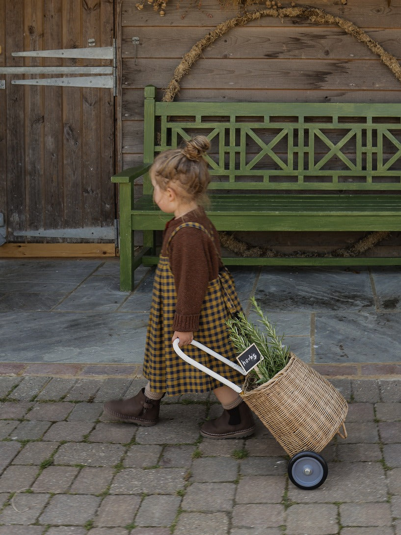 【organic zoo】Blueberry Gingham Tribe Skirt スカート 1-2Y,2-3Y,3-4Y  | Coucoubebe/ククベベ