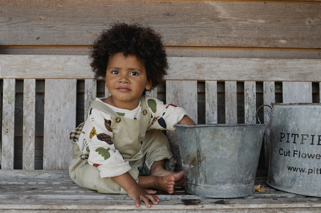 【organic zoo】Seasalt Farmer Dungarees ダンガリー 1-2Y,2-3Y,3-4Y,4-5Y  | Coucoubebe/ククベベ