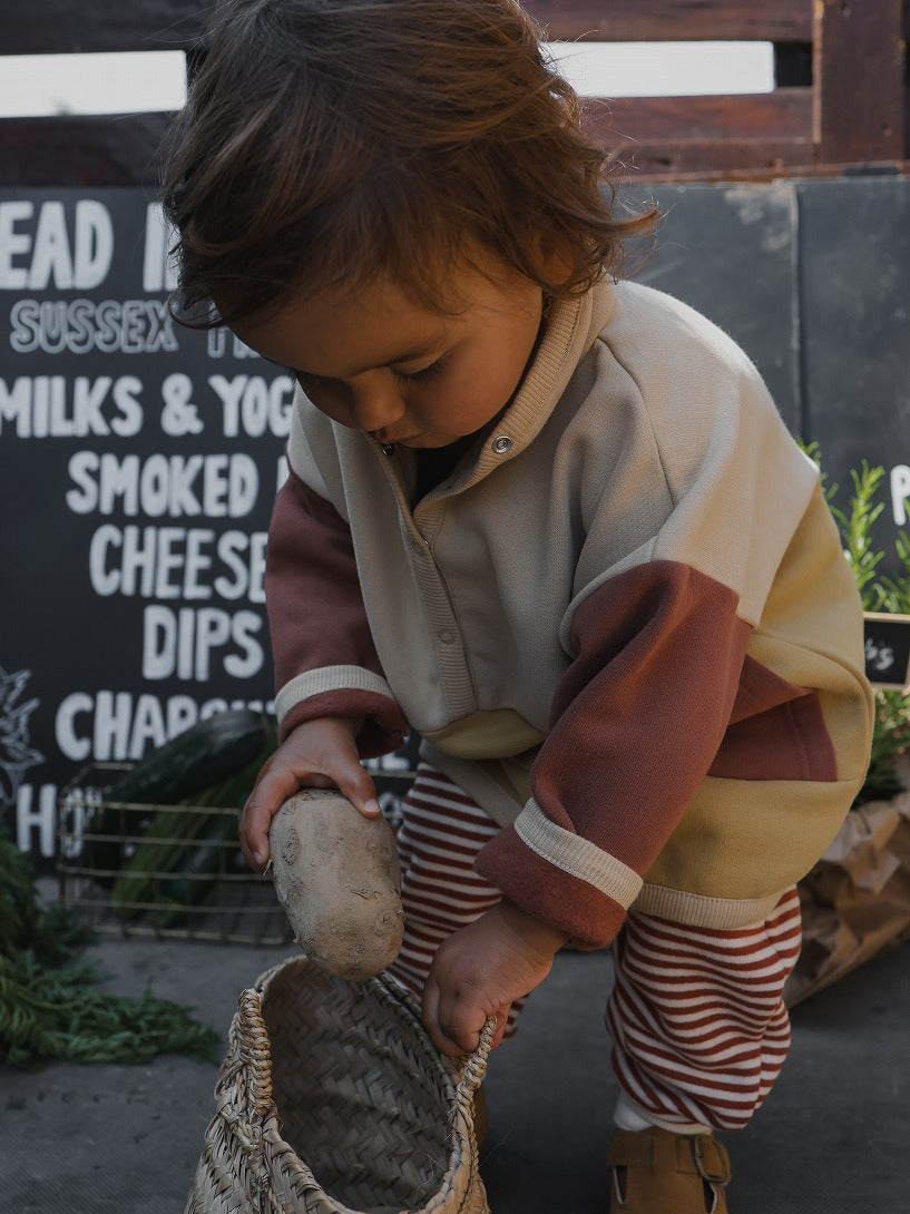 【organic zoo】Paprika Stripes Sweatpants パンツ 6-12M,1-2Y,2-3Y,3-4Y  | Coucoubebe/ククベベ