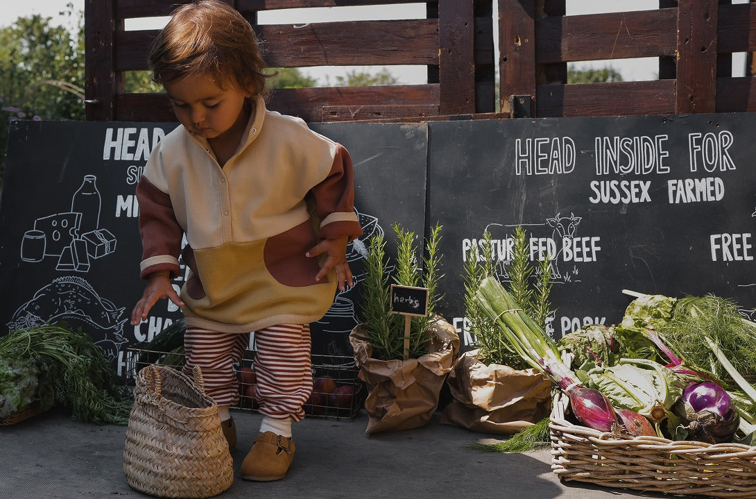 【organic zoo】Colour Block Sweater スウェット 1-2Y,2-3Y,3-4Y  | Coucoubebe/ククベベ