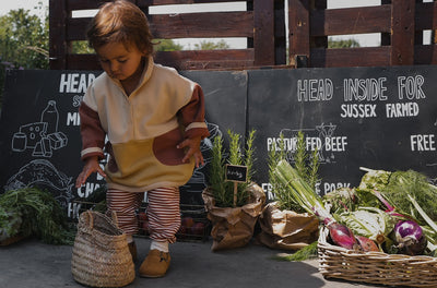 【organic zoo】Paprika Stripes Sweatpants パンツ 6-12M,1-2Y,2-3Y,3-4Y（Sub Image-7） | Coucoubebe/ククベベ