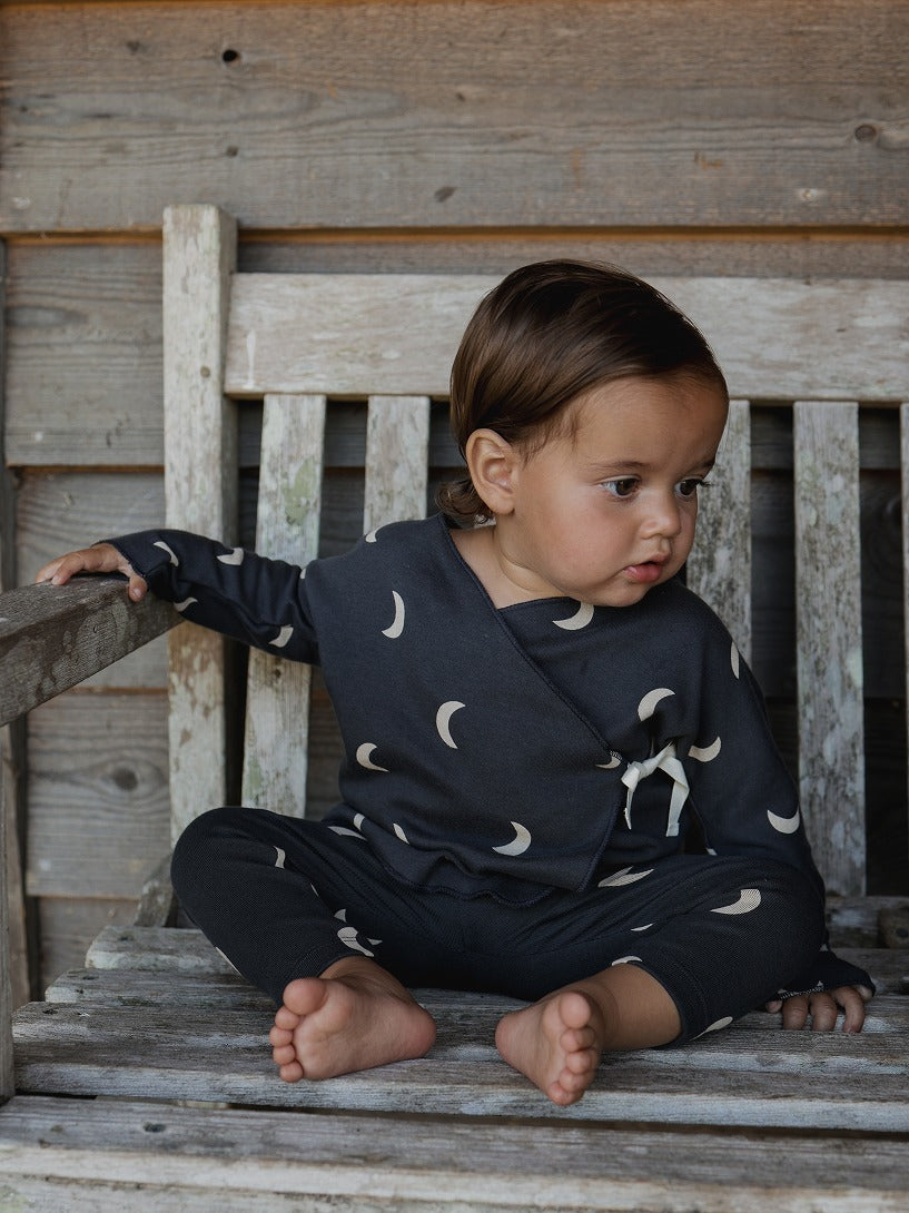 【organic zoo】Charcoal Midnight Kimono ベビートップス 0-3M,3-6M,6-12M  | Coucoubebe/ククベベ