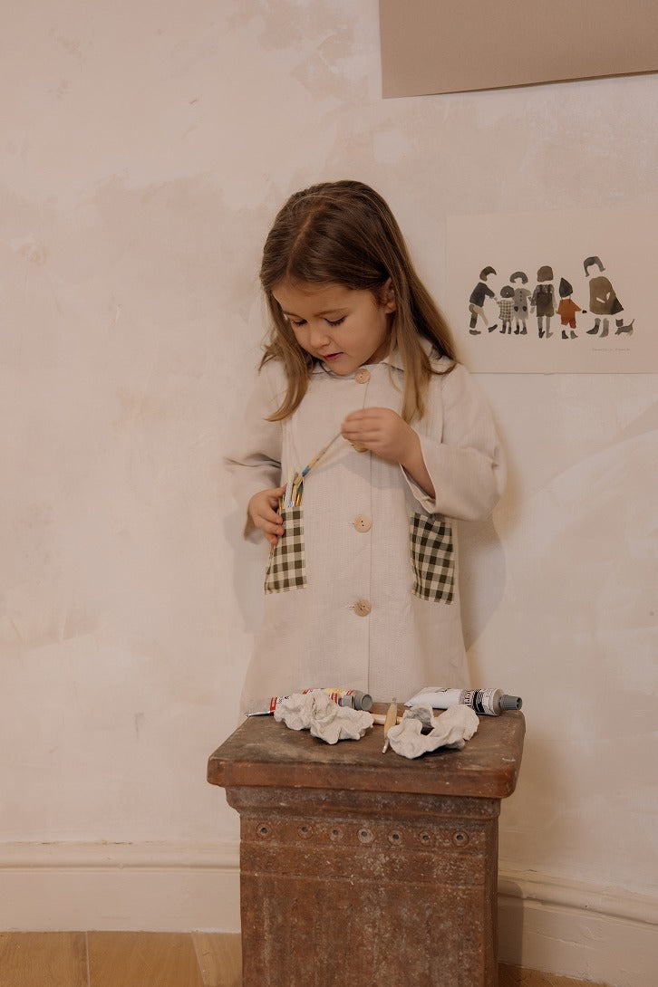 【organic zoo】Ceramic White Potter Dress ワンピース 1-2Y,2-3Y,3-4Y  | Coucoubebe/ククベベ