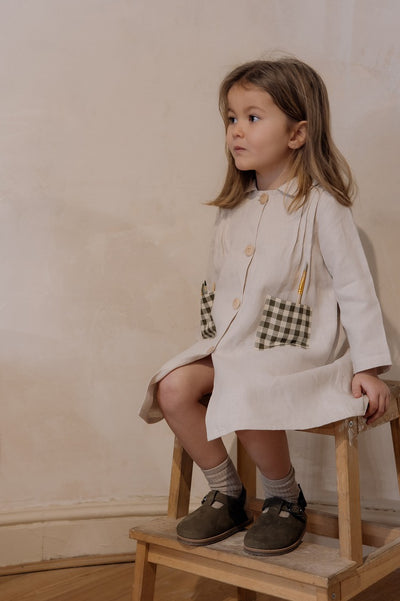 【organic zoo】Ceramic White Potter Dress ワンピース 1-2Y,2-3Y,3-4Y（Sub Image-11） | Coucoubebe/ククベベ